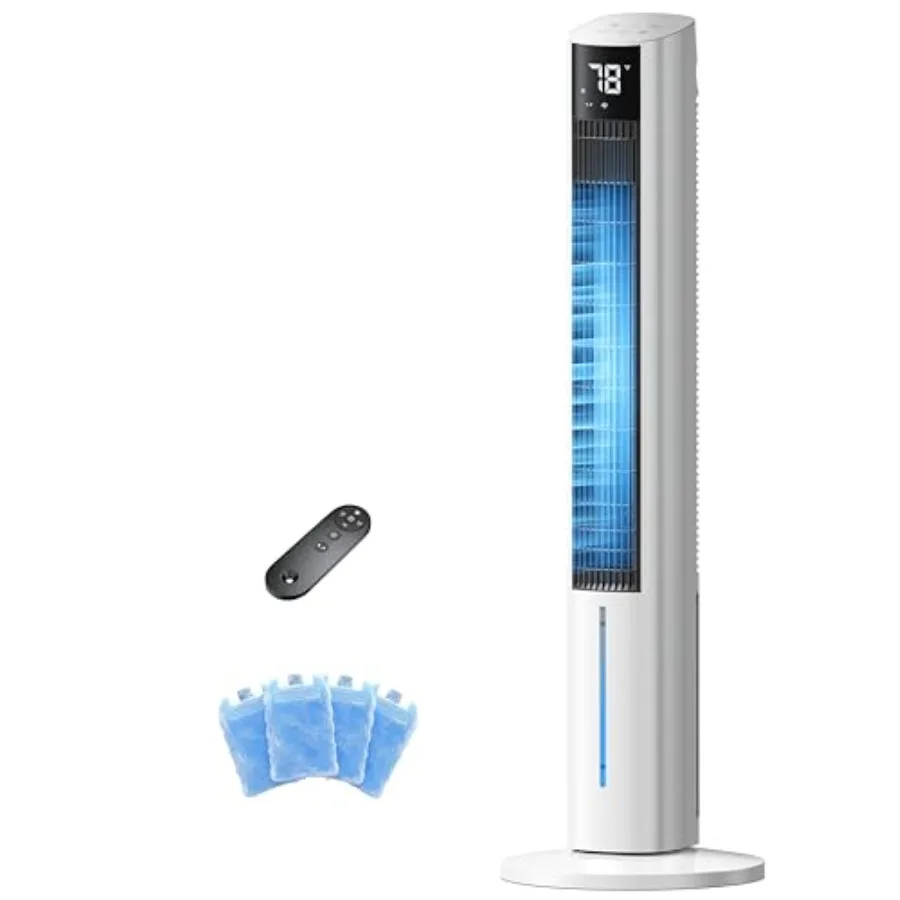 Portable evaporative air cooler for bedroom use, plastic housing, white color, no hose or window installation required with 12H
Portable evaporative air cooler for bedroom use, plastic housing, white color, no hose or window installation required with 12H