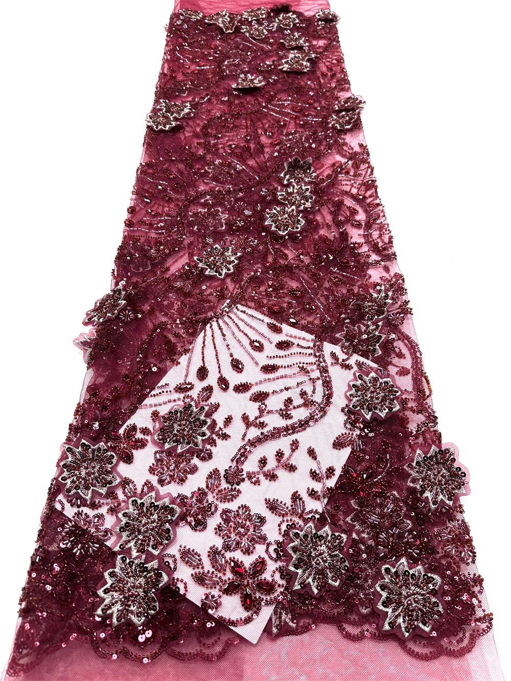 2026 Newest African Beaded Lace Fabric High Quality French Nigerian Sequins Tulle Lace Fabric for Women Party Dress Sewing
2026 Newest African Beaded Lace Fabric High Quality French Nigerian Sequins Tulle Lace Fabric for Women Party Dress Sewing