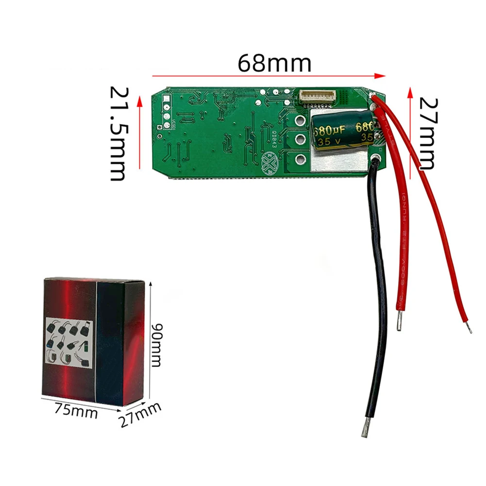 16.8V Lithium Drill Control Board Metal ABS Circuit Board Drill Drive Board Charger Protection Board Power Tools
16.8V Lithium Drill Control Board Metal ABS Circuit Board Drill Drive Board Charger Protection Board Power Tools