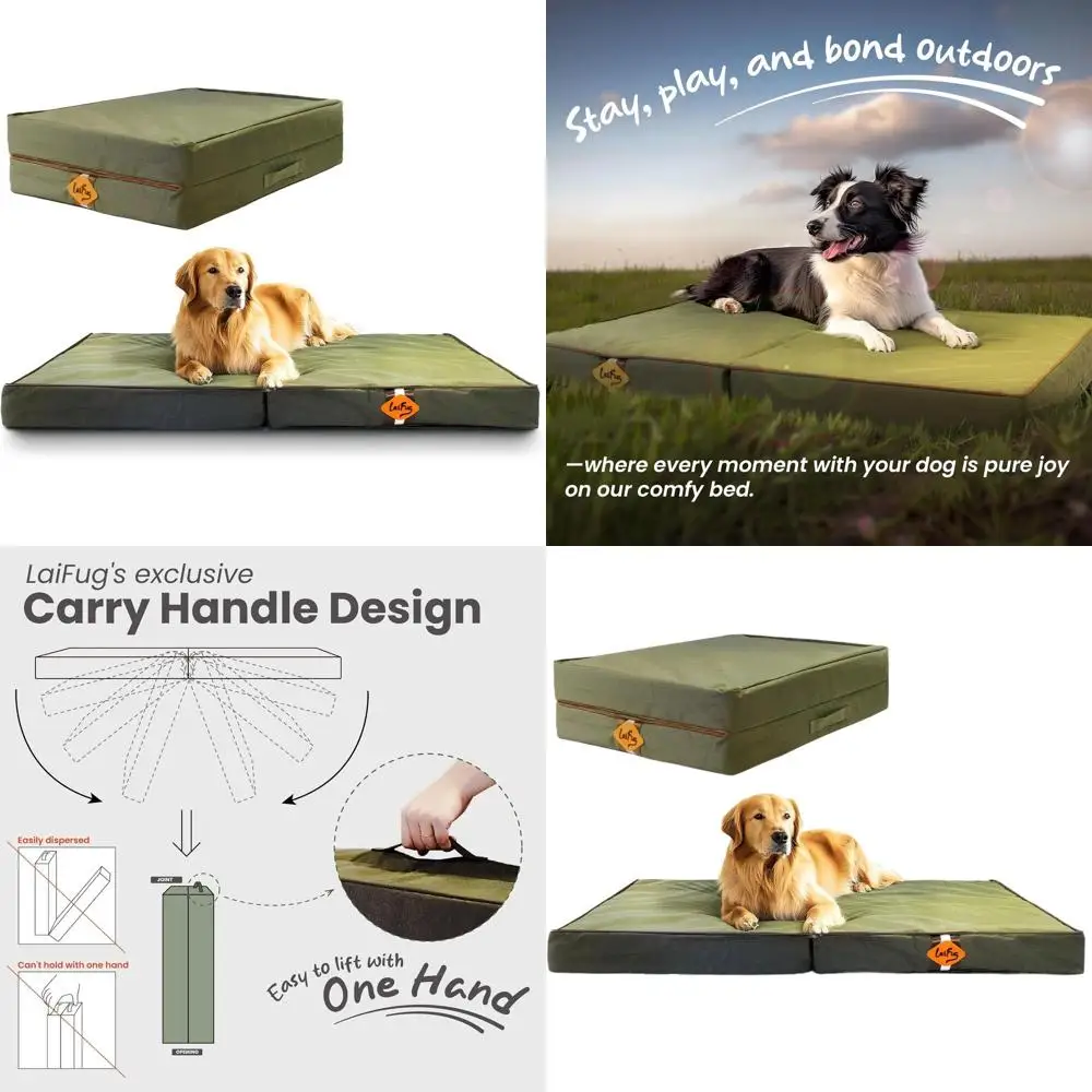 Ортопедическая уличная лежанка для собак с съемным, моющимся чехлом для крупных собак - армейский зеленый, 44x32x3.5 дюймов
Ортопедическая уличная лежанка для собак с съемным, моющимся чехлом для крупных собак - армейский зеленый, 44x32x3.5 дюймов