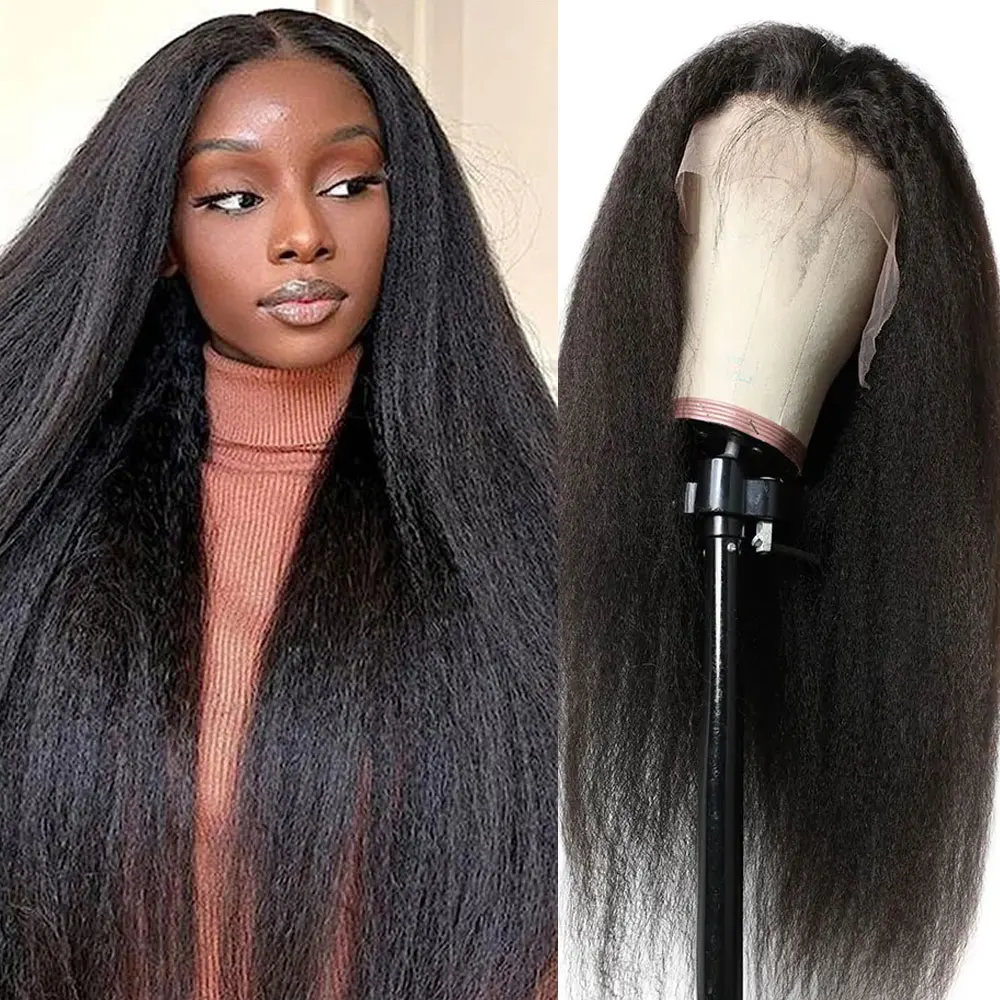 Megeen Kinky Straight 13x4 Lace Front Wig Human Hair Burmese Yaki Straight HD Transparent Lace Frontal Wig 1B Black Ship From US
Megeen Kinky Straight 13x4 Lace Front Wig Human Hair Burmese Yaki Straight HD Transparent Lace Frontal Wig 1B Black Ship From US