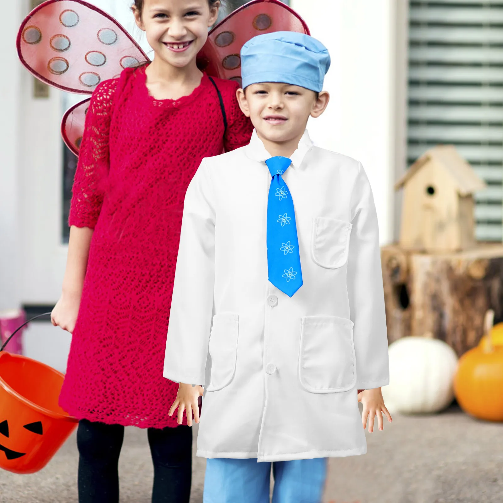 Children Physicist Scientist Costume 125cm 135cm Science Event Clothes Laboratory Coat Necktie Comfortable Breathable Material
Children Physicist Scientist Costume 125cm 135cm Science Event Clothes Laboratory Coat Necktie Comfortable Breathable Material