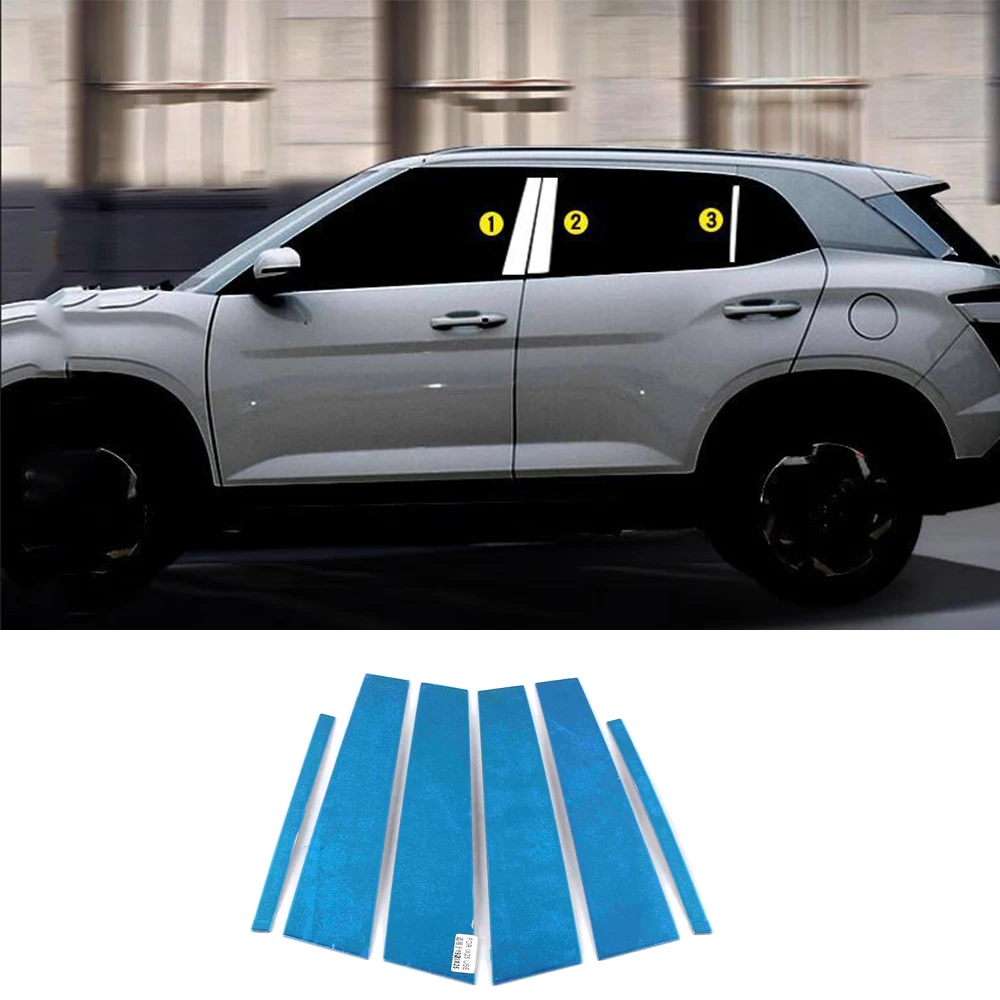 Polished Pillar Posts Fit For Hyundai IX25 Creta 2020 2021 2022 stainless Window Trim Cover BC Column Sticker
Polished Pillar Posts Fit For Hyundai IX25 Creta 2020 2021 2022 stainless Window Trim Cover BC Column Sticker