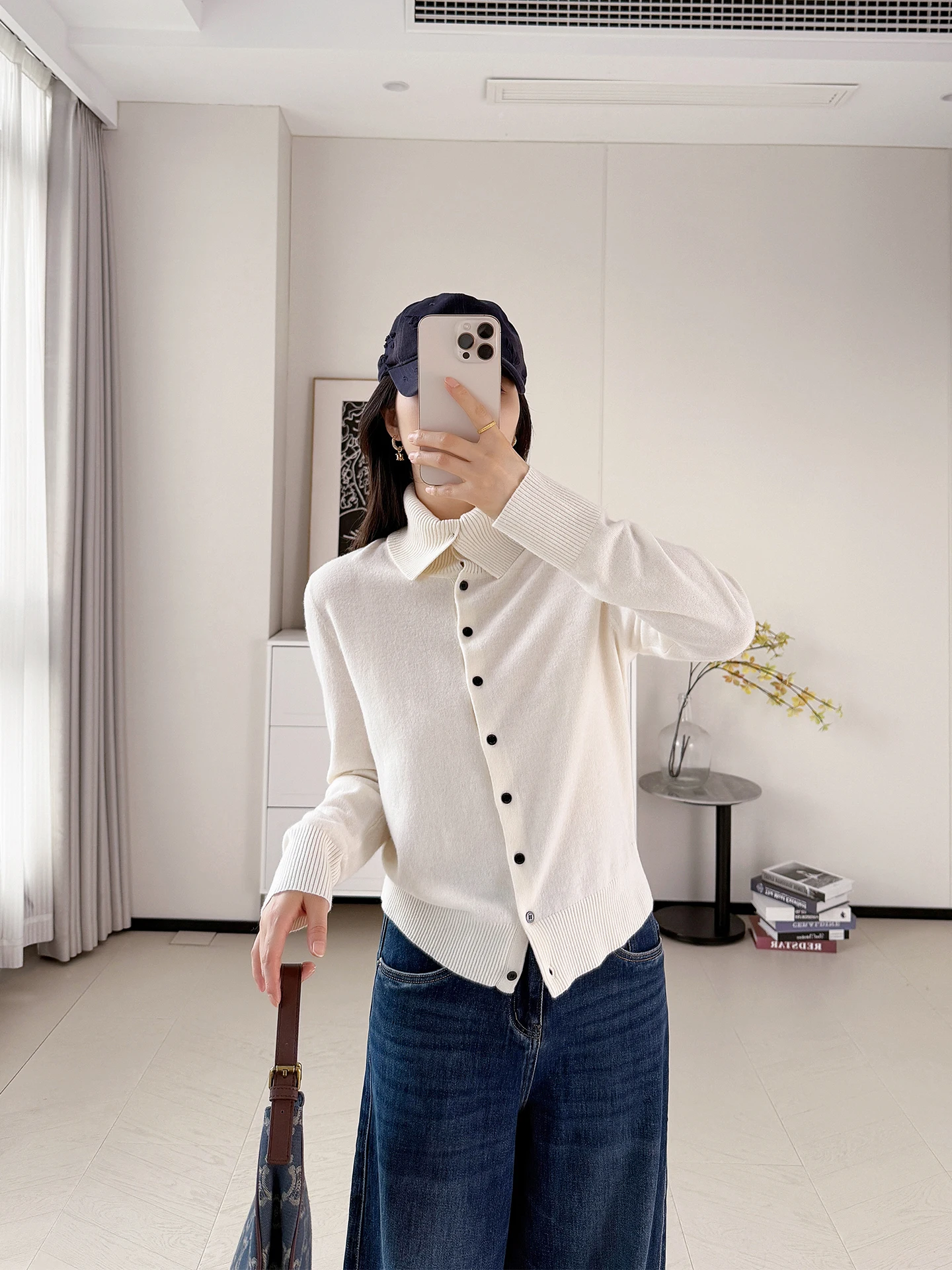 Soft Upaded White Woolen Knit Cardigan Women's 2025 Collar Camere ort Base Sweater Coat Casual Sle Straight Cut Regul...
Soft Upaded White Woolen Knit Cardigan Women's 2025 Collar Camere ort Base Sweater Coat Casual Sle Straight Cut Regul...