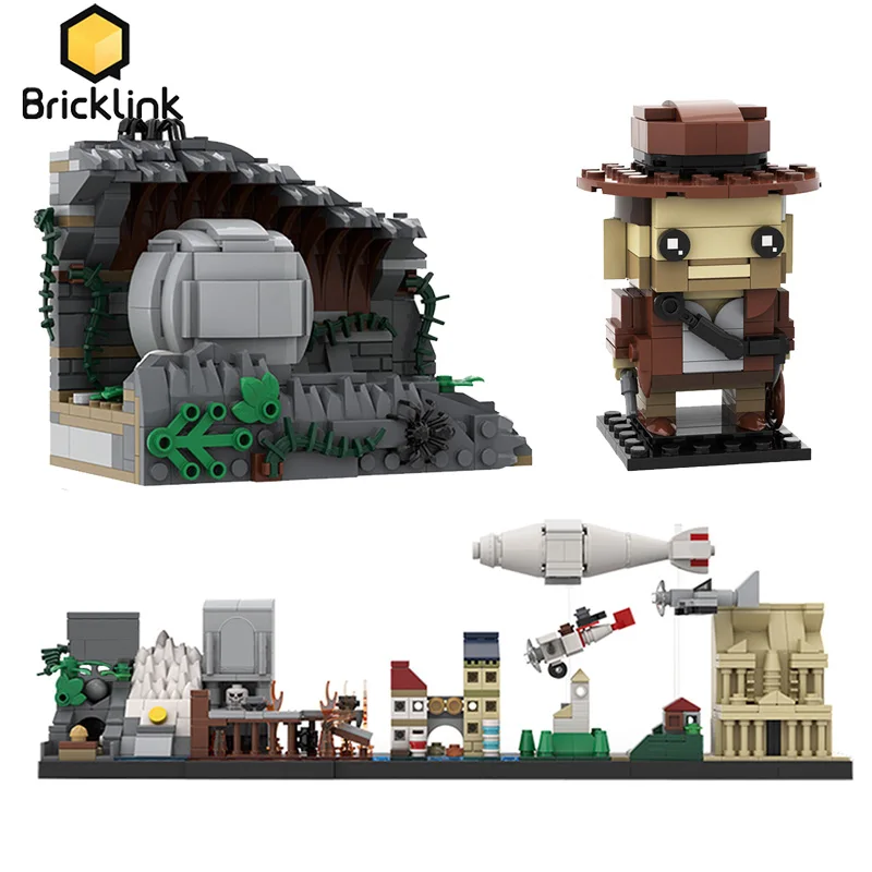 Экшн-фигурки Bricklink Ideas, киносцены, Индиана Джонс, пейзаж архитектуры, кирпичные головки, строительные блоки, игрушки для детей, подарок
Экшн-фигурки Bricklink Ideas, киносцены, Индиана Джонс, пейзаж архитектуры, кирпичные головки, строительные блоки, игрушки для детей, подарок