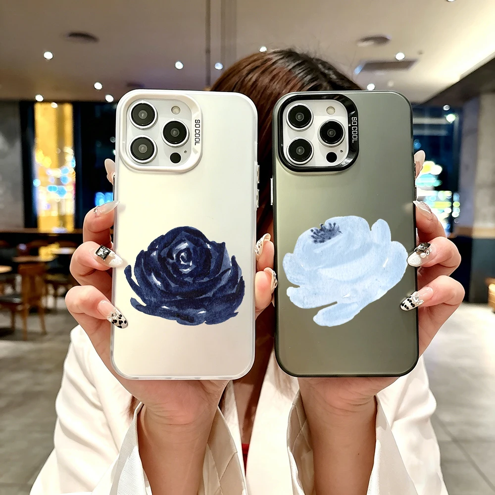 Color Silver IMD Phone Case For iPhone 17 Air 16 Plus 16E 13 MINI 15 14 12 11 Pro MAX 7 8 SE XR Navy Blue Flowers Cover
Color Silver IMD Phone Case For iPhone 17 Air 16 Plus 16E 13 MINI 15 14 12 11 Pro MAX 7 8 SE XR Navy Blue Flowers Cover