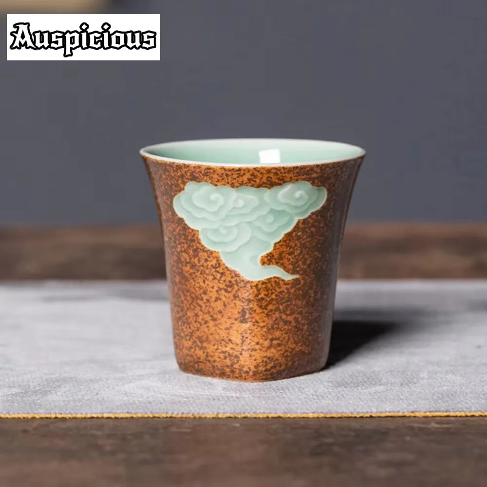 50ml Boutique Longquan Celadon Teacup Handmade Master Cup Retro Firewood Burning Ceramic Smell Fragrance Mug Kung Fu Teaware
50ml Boutique Longquan Celadon Teacup Handmade Master Cup Retro Firewood Burning Ceramic Smell Fragrance Mug Kung Fu Teaware