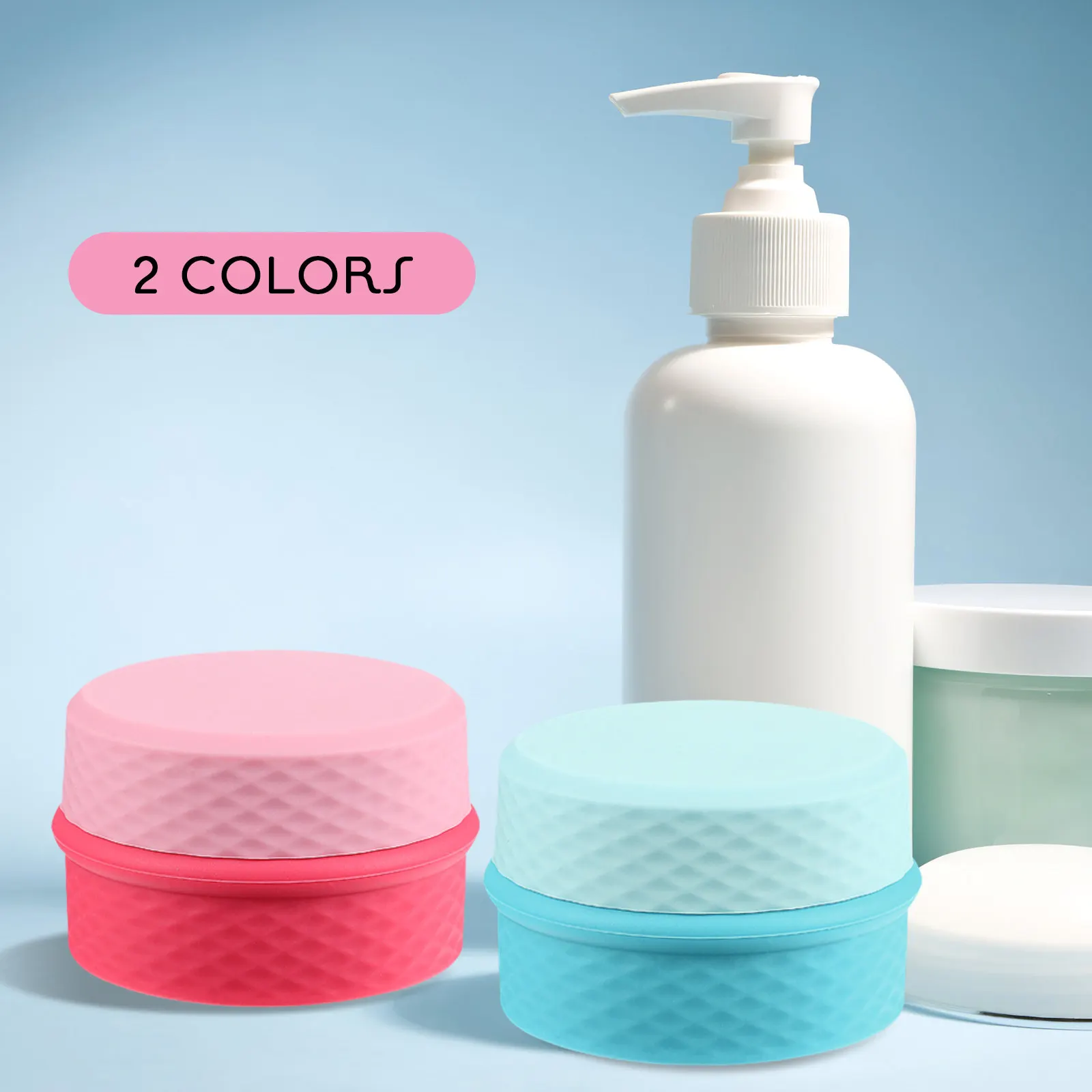 2Pcs Travel Size Toiletries Bottles Leakproof Pots with Multiple Labeled Mini Dispensers for Creams Moisturizers
2Pcs Travel Size Toiletries Bottles Leakproof Pots with Multiple Labeled Mini Dispensers for Creams Moisturizers