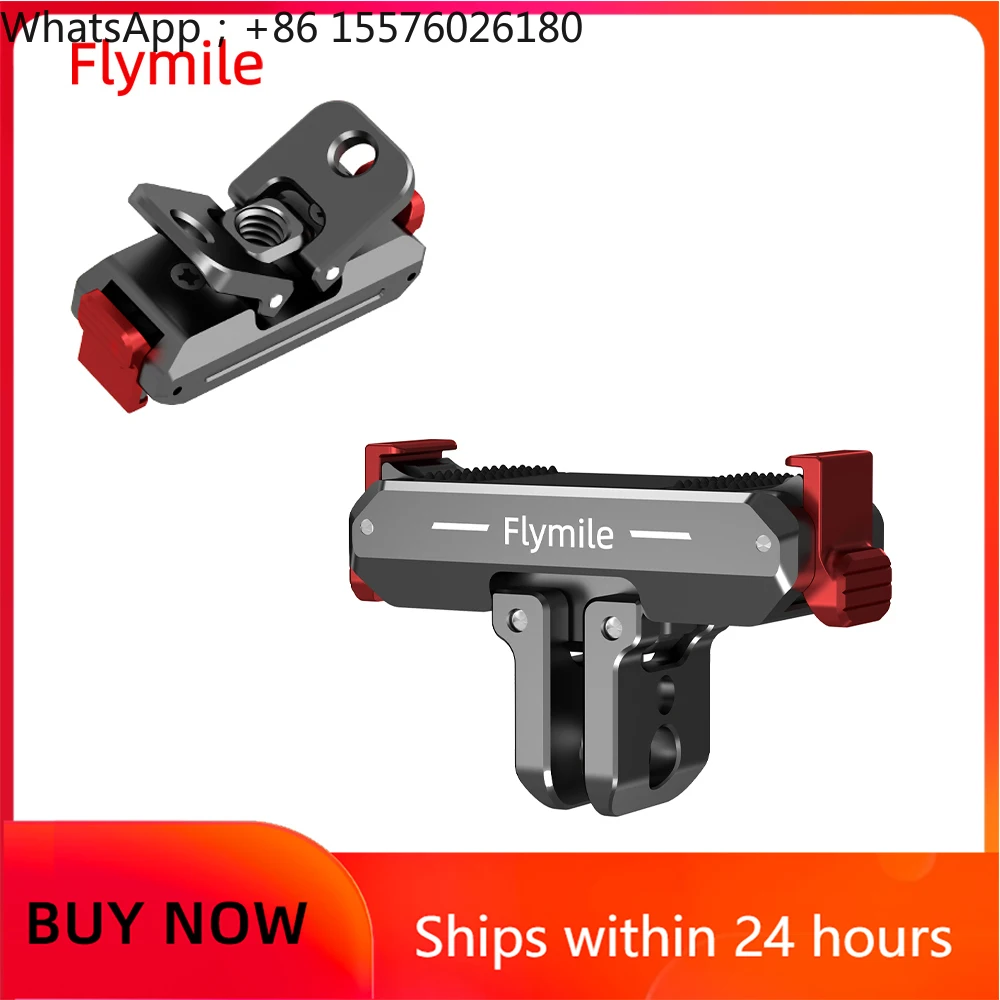 Flymile Nano Quick Release Base for DJI Osmo Nano Accessories Camera Extension Bracket Adapter Aluminum Alloy Dual-Claws Mount
Flymile Nano Quick Release Base for DJI Osmo Nano Accessories Camera Extension Bracket Adapter Aluminum Alloy Dual-Claws Mount
