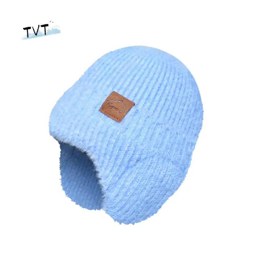 Headgear Earflap Woolen Hat Thickened Solid Color Ear Protection Beanie Cap Cold Proof Thermal Knitted Earflap Hat Outdoor
Headgear Earflap Woolen Hat Thickened Solid Color Ear Protection Beanie Cap Cold Proof Thermal Knitted Earflap Hat Outdoor