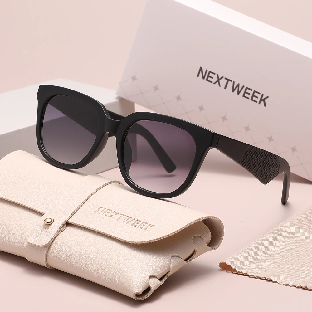 NEXTWEEK Trendy Gradient Lens Beach Sunglasses UV400 Summer Glasses For Ladies Vacation Leisure Eyewear
NEXTWEEK Trendy Gradient Lens Beach Sunglasses UV400 Summer Glasses For Ladies Vacation Leisure Eyewear