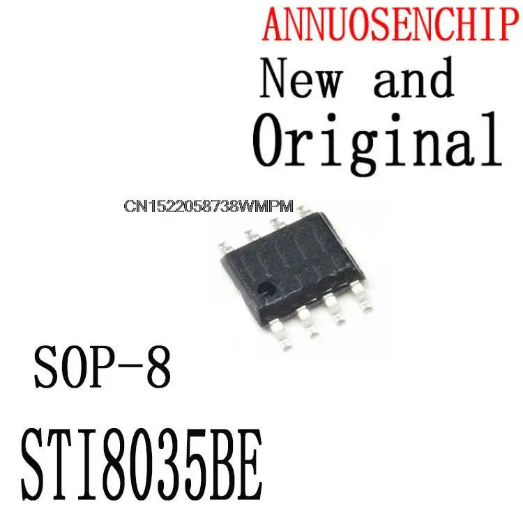 Бесплатная доставка 100 шт. новые и оригинальные STI8035 S8035BE S8035 SOP-8 IC лучшее качество STI8035BE
Бесплатная доставка 100 шт. новые и оригинальные STI8035 S8035BE S8035 SOP-8 IC лучшее качество STI8035BE