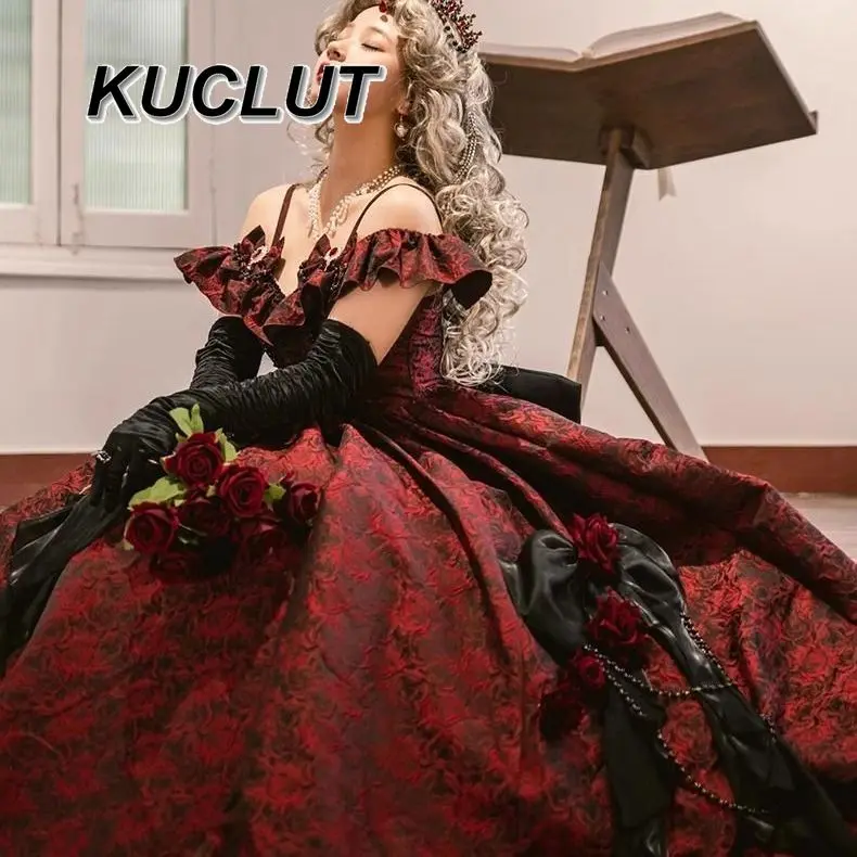 Lolita Style Evening Dress Women's Elegant Princess High-end Black and Red Ball Gown Vintage Long Dresses for Lady Summer
Lolita Style Evening Dress Women's Elegant Princess High-end Black and Red Ball Gown Vintage Long Dresses for Lady Summer