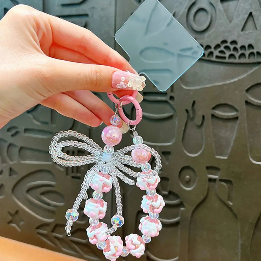 Anti-lost Bow String Bead Mobile Phone Chain Beaded Short Bow Phone Case Lanyard Bag Charms Trinket
Anti-lost Bow String Bead Mobile Phone Chain Beaded Short Bow Phone Case Lanyard Bag Charms Trinket