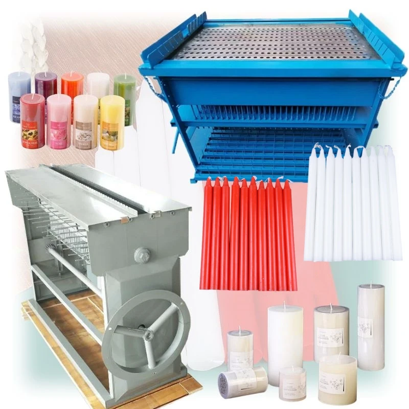 Semi-Automatic Candle Machine 224-2000PCS/H Wax Candle Making Machines Production Line
Semi-Automatic Candle Machine 224-2000PCS/H Wax Candle Making Machines Production Line