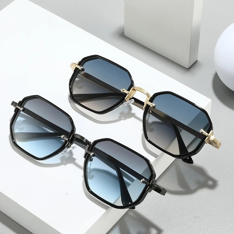 Retro Square European and American Style Polygonal Metal Frame Sunglasses Simple and Personalized Men's Pilot Fashion Glasses
Retro Square European and American Style Polygonal Metal Frame Sunglasses Simple and Personalized Men's Pilot Fashion Glasses