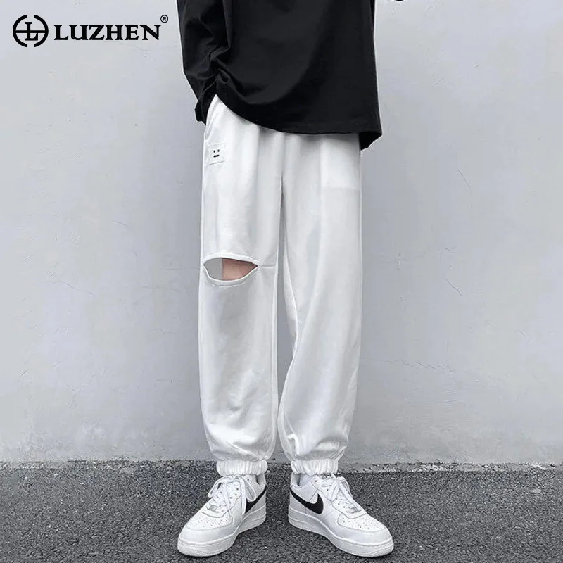 LUZHEN Elastic 2025 New Out Fashion Solid Color Leg Hollow Loose Casual Pants Men's Stylish High Quality Pencil Trousers JY1859
LUZHEN Elastic 2025 New Out Fashion Solid Color Leg Hollow Loose Casual Pants Men's Stylish High Quality Pencil Trousers JY1859