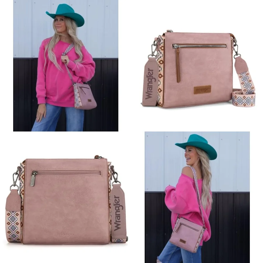 Wrangler Aztec Crossbody Purse Medium Shoulder Bags for Women Western Handbag with Guitar Strap
Wrangler Aztec Crossbody Purse Medium Shoulder Bags for Women Western Handbag with Guitar Strap