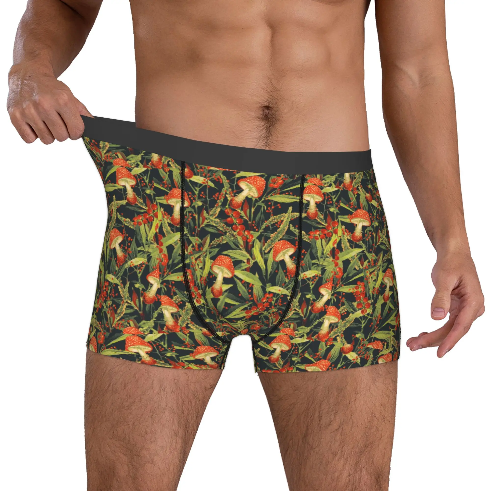 Customized Vintage Garden Boxer Shorts For Homme 3D Printed Psychedelic Shrooms Floral Pattern Panties Breathable Underpants
Customized Vintage Garden Boxer Shorts For Homme 3D Printed Psychedelic Shrooms Floral Pattern Panties Breathable Underpants