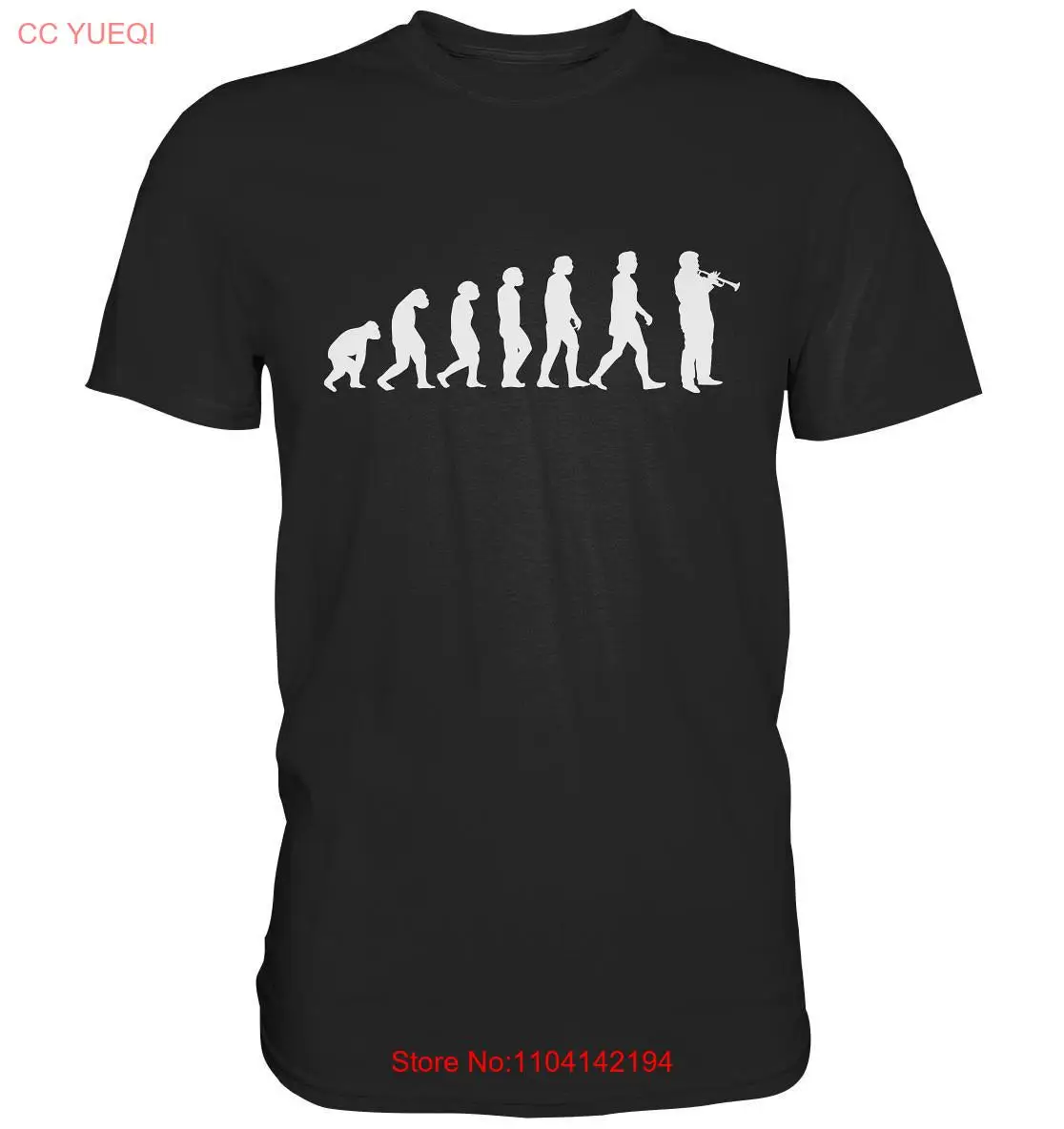 Trumpeter Evolution Wind Orchestra T Shirt Trumpet Premium long or short sleeves
Trumpeter Evolution Wind Orchestra T Shirt Trumpet Premium long or short sleeves