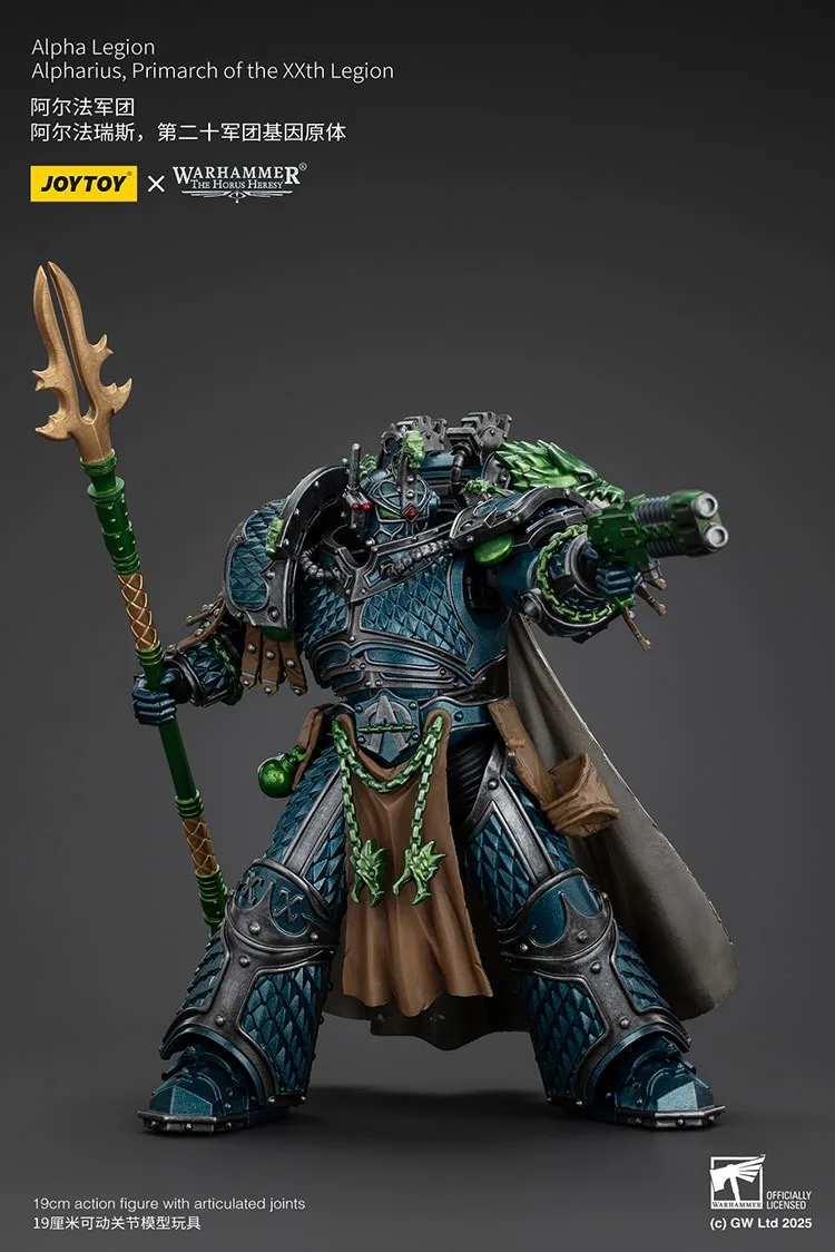 JOYTOY Warhammer "The Horus Heresy" Alpha Legion Alpharius Primarch Of The XXth Legion Action Figure Doll Collection Decoration
JOYTOY Warhammer "The Horus Heresy" Alpha Legion Alpharius Primarch Of The XXth Legion Action Figure Doll Collection Decoration
