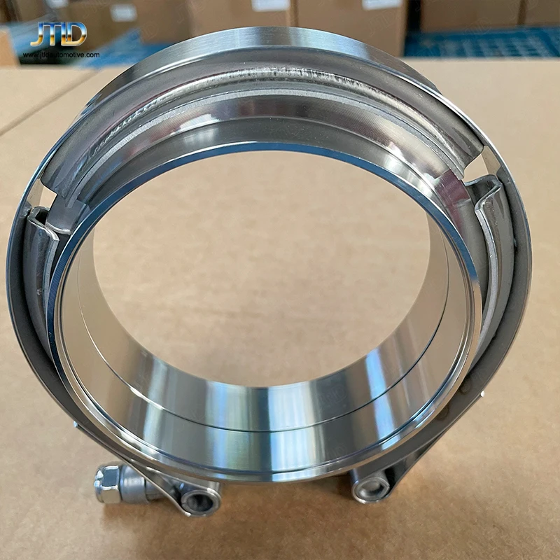 JTLD Universal 4 inch 304SS Standard V-band Clamp Male and Female Flange Kit Car Assecories Escape For Exhaust System pipe
JTLD Universal 4 inch 304SS Standard V-band Clamp Male and Female Flange Kit Car Assecories Escape For Exhaust System pipe