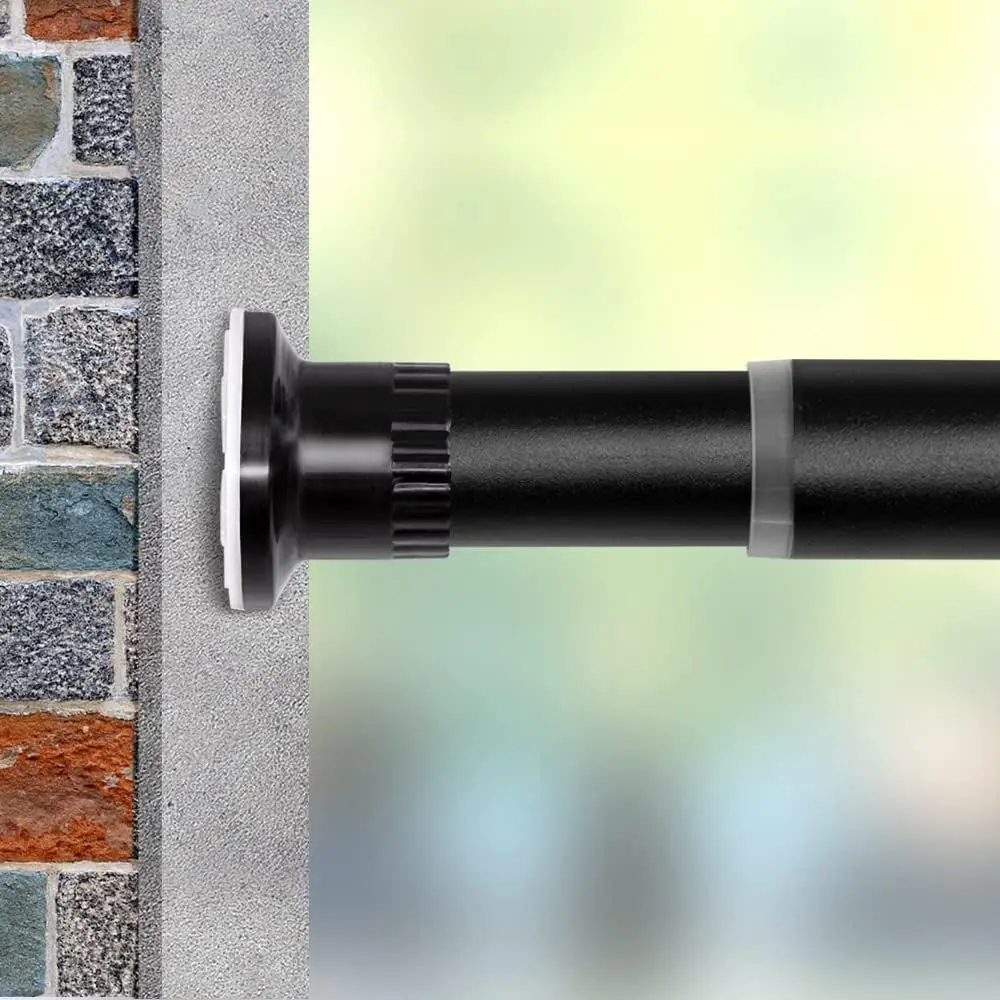 Adjustable Room Divider & Shower Curtain Rod, 28-43 Inch, No Drilling, Tension Pole - Black
Adjustable Room Divider & Shower Curtain Rod, 28-43 Inch, No Drilling, Tension Pole - Black
