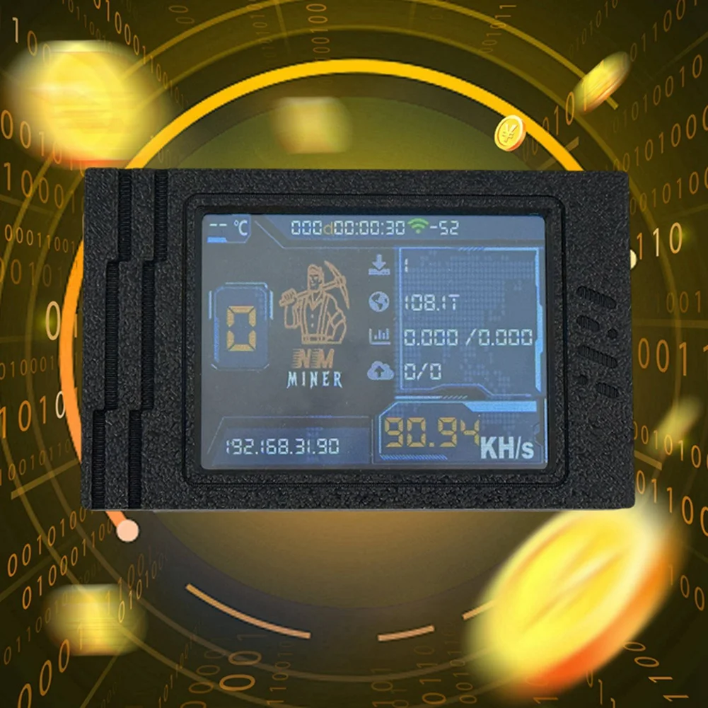 Превосходное обновление Nerdminer Miner 92KH/S с 2,8-дюймовым цветным экраном BTC Solo Lottery Mining Miner Bitcoin BTC Miner Nerd Miner
Превосходное обновление Nerdminer Miner 92KH/S с 2,8-дюймовым цветным экраном BTC Solo Lottery Mining Miner Bitcoin BTC Miner Nerd Miner