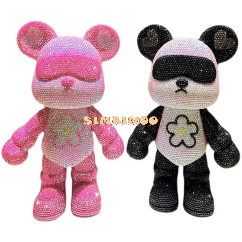 DIY Rhinestone Space Bear Statue Handmade Animal Doll Diamond Painting Mosaic Shiny Bling Home Decorative Cross Stitch Gift
DIY Rhinestone Space Bear Statue Handmade Animal Doll Diamond Painting Mosaic Shiny Bling Home Decorative Cross Stitch Gift
