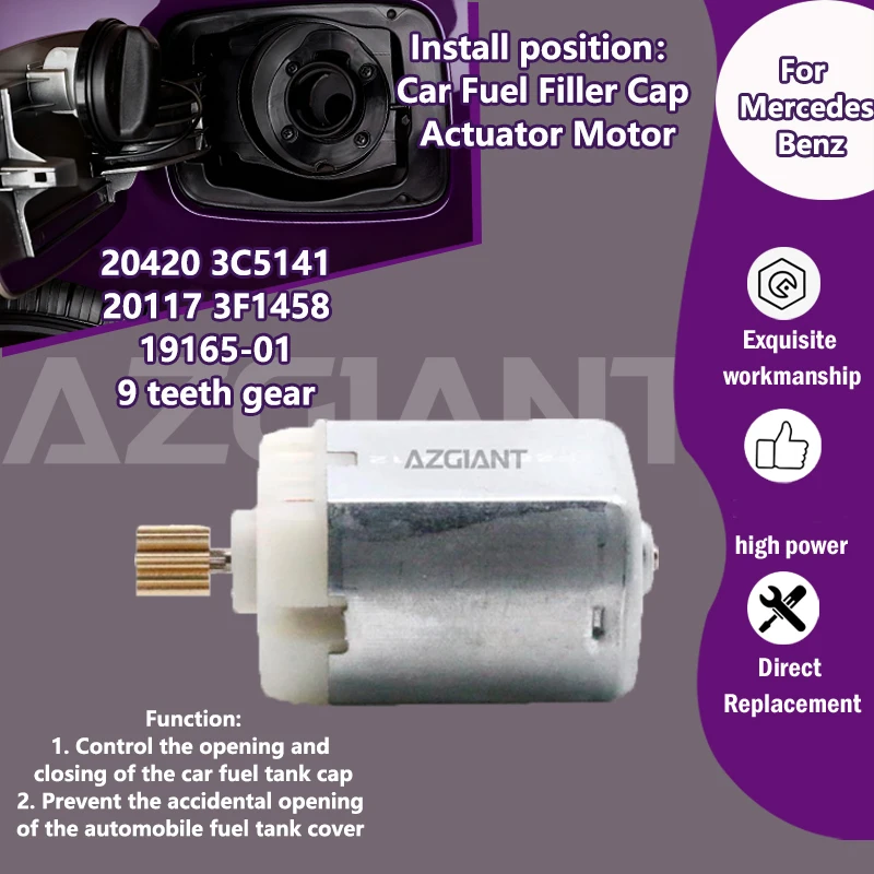 20420 3C5141 Car Fuel Tank Door Opener Lock motor For Mercedes Benz E-Class W212 W207 E350/W211 C207 E55/E63AMG E320 E350 E500
20420 3C5141 Car Fuel Tank Door Opener Lock motor For Mercedes Benz E-Class W212 W207 E350/W211 C207 E55/E63AMG E320 E350 E500