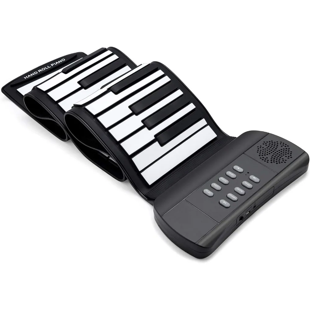 61 Keys Roll Up Piano keyboard piano Portable Rechargeable Electronic Hand Roll Piano With Environmental Silicone
61 Keys Roll Up Piano keyboard piano Portable Rechargeable Electronic Hand Roll Piano With Environmental Silicone
