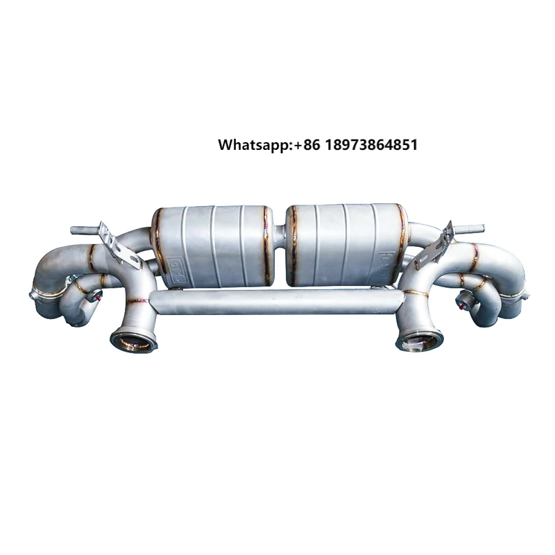 High Quality Custom 2011 and Later R8 4.2 5.2 V8 V10 Engine Catback Exhaust With Valve
High Quality Custom 2011 and Later R8 4.2 5.2 V8 V10 Engine Catback Exhaust With Valve