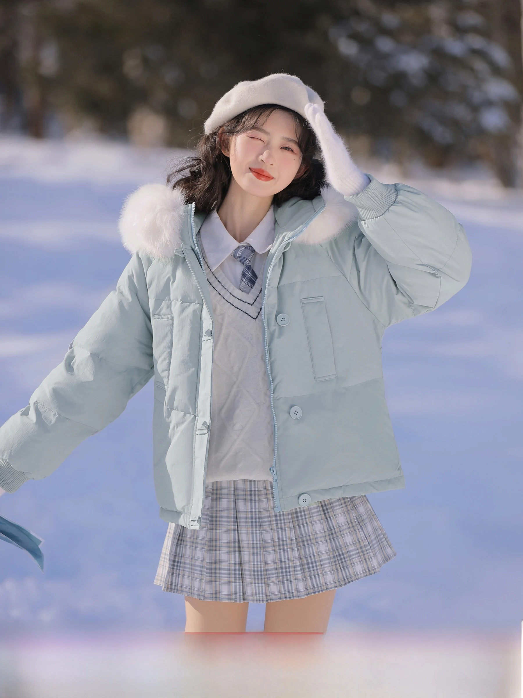 Warm ort Du down Jaet Women's Winter Clothes Lingjiu 2025 New Korean Sle Sweet Sle Straight Tube Polyester Fiber
Warm ort Du down Jaet Women's Winter Clothes Lingjiu 2025 New Korean Sle Sweet Sle Straight Tube Polyester Fiber