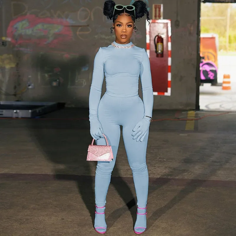 Autumn Winter 2 Piece Pants Sets Matching Long Sleeves With Gloves Slim Streetwear Party Women Clothes For Wholesale
Autumn Winter 2 Piece Pants Sets Matching Long Sleeves With Gloves Slim Streetwear Party Women Clothes For Wholesale