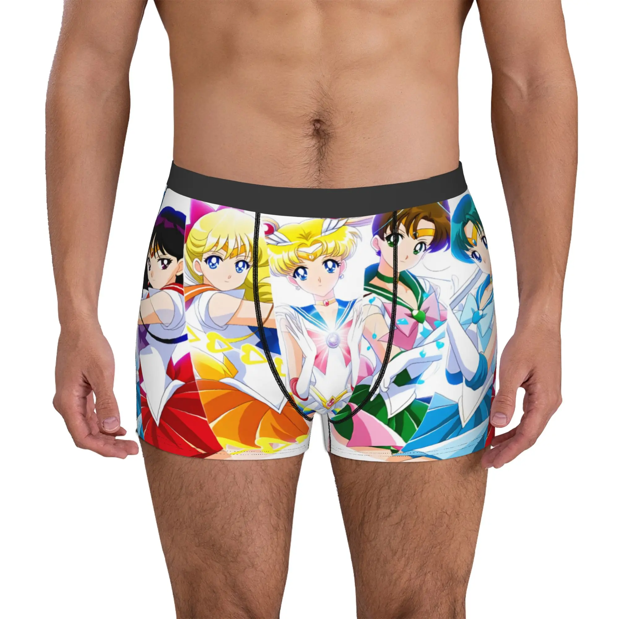 Sailor Moon Venus Jupiter Boxers Shorts Men's Chibi Moon Saturn Briefs Underwear Fashion Underpants
Sailor Moon Venus Jupiter Boxers Shorts Men's Chibi Moon Saturn Briefs Underwear Fashion Underpants