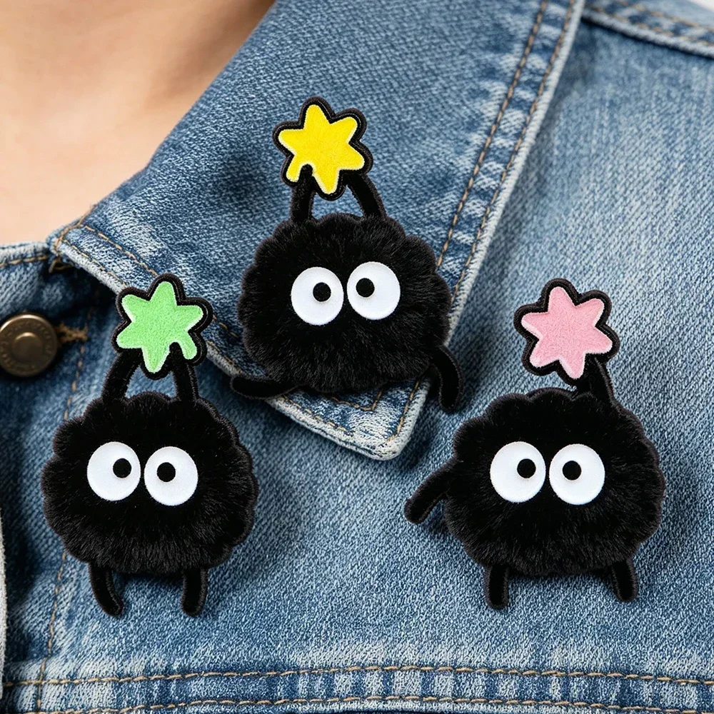 3pcs Cute Black Charcoal Enamel Pin Anime Elf Badges on Backpack Women's Brooches Hat Lapel Pins Cosplay Accessories Gifts
3pcs Cute Black Charcoal Enamel Pin Anime Elf Badges on Backpack Women's Brooches Hat Lapel Pins Cosplay Accessories Gifts