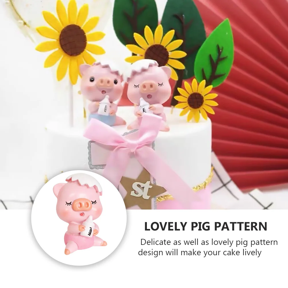 1Pcs Adorable Pig Design Cake Ornament Birthday Baking Decor Cake Topper Dessert Decoration Pig Mold Ornament Baking Topper 
1Pcs Adorable Pig Design Cake Ornament Birthday Baking Decor Cake Topper Dessert Decoration Pig Mold Ornament Baking Topper