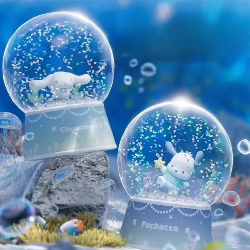 Anime Ocean Series Cinnamoroll Pochacco Snowflake Crystal Ball Desktop Model Creative Decoration Children's Birthday Gift
Anime Ocean Series Cinnamoroll Pochacco Snowflake Crystal Ball Desktop Model Creative Decoration Children's Birthday Gift