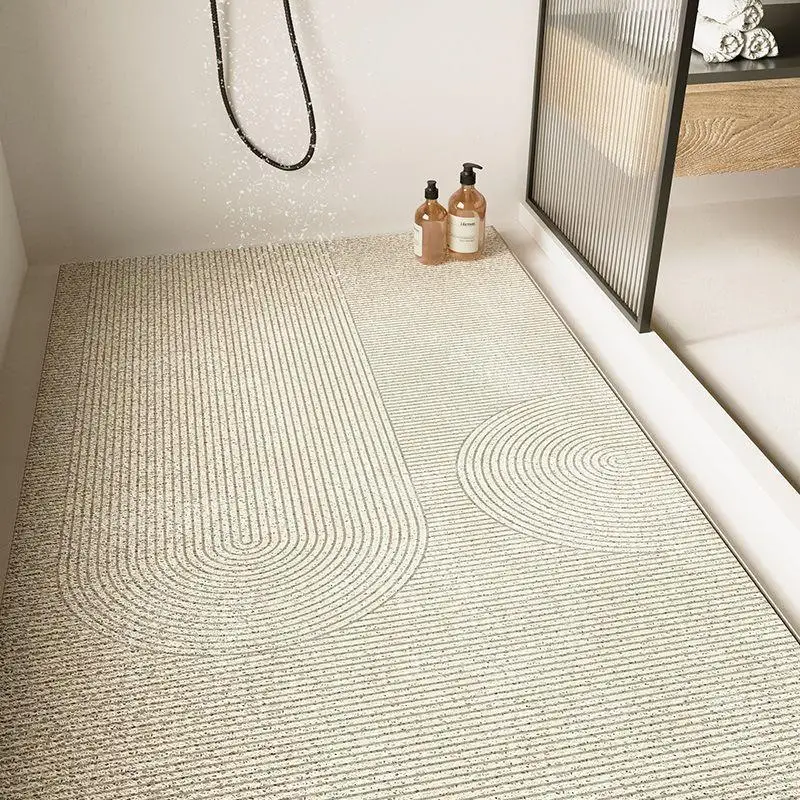 Modern Simple High-grade Bathroom Mat Shower Room Anti-slip Dirt-resistant Silk Circle Foot Pad Toilet Dirty Resistant Mat
Modern Simple High-grade Bathroom Mat Shower Room Anti-slip Dirt-resistant Silk Circle Foot Pad Toilet Dirty Resistant Mat