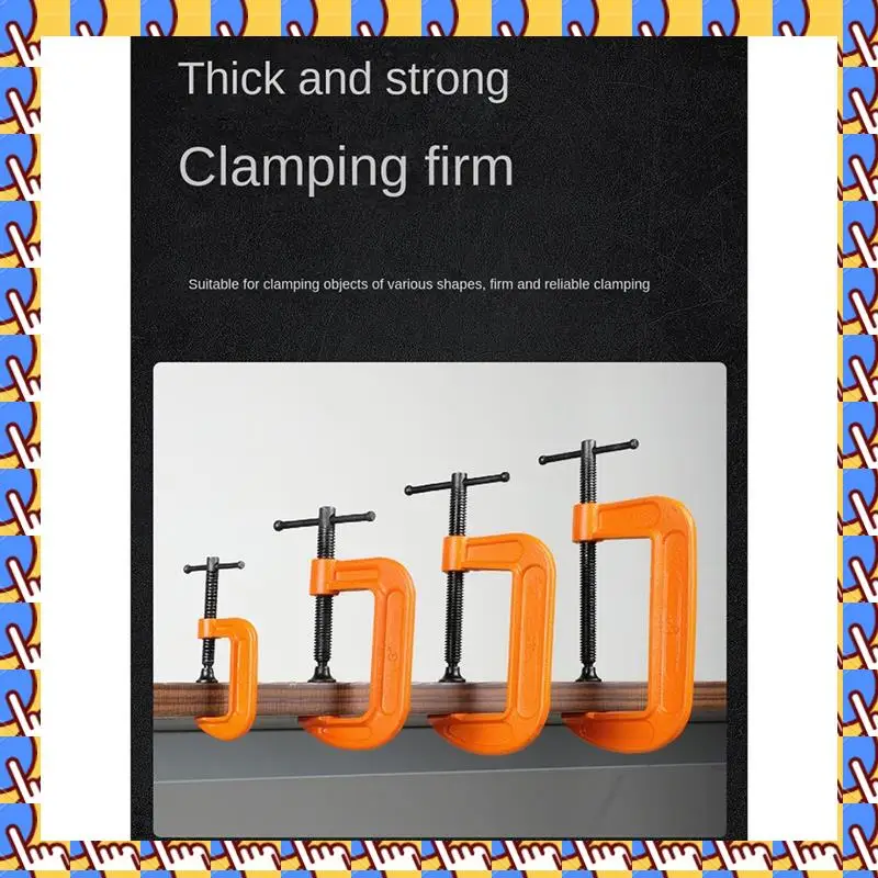 Thickened Large G-Type Woodworking Clamp Universal Heavy-Duty Woodworking Clamp Strong And Fast Fixing
Thickened Large G-Type Woodworking Clamp Universal Heavy-Duty Woodworking Clamp Strong And Fast Fixing
