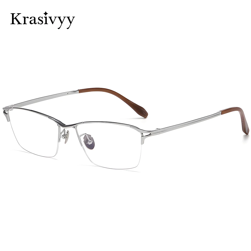 Krasivyy Pure Titanium Glasses Frame Men Ultralight Square Big Size Prescription Optical Eyeglasses Male European Brand Eyewear
Krasivyy Pure Titanium Glasses Frame Men Ultralight Square Big Size Prescription Optical Eyeglasses Male European Brand Eyewear