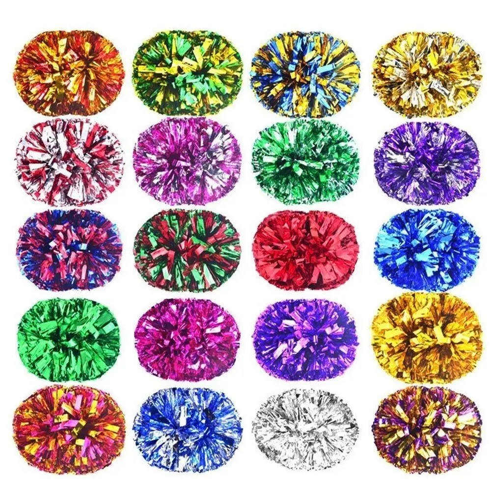 30cm Game Pom Poms Multicolors PET Cheap Practical Cheerleading Come On Props Four Finger Ring Sports Match Vocal Ball
30cm Game Pom Poms Multicolors PET Cheap Practical Cheerleading Come On Props Four Finger Ring Sports Match Vocal Ball