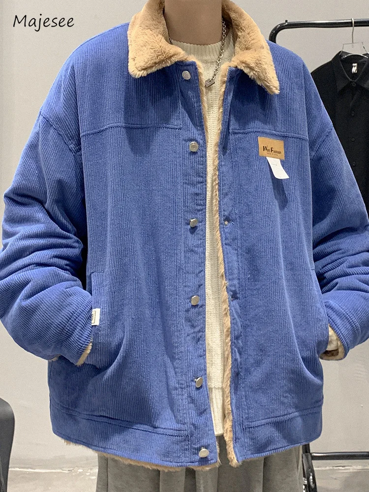 Parkas Men Warm Loose Daily Retro Winter Turn-down Collar Pleater Solid Color All-match Teenagers Japanese Style Comfortable
Parkas Men Warm Loose Daily Retro Winter Turn-down Collar Pleater Solid Color All-match Teenagers Japanese Style Comfortable