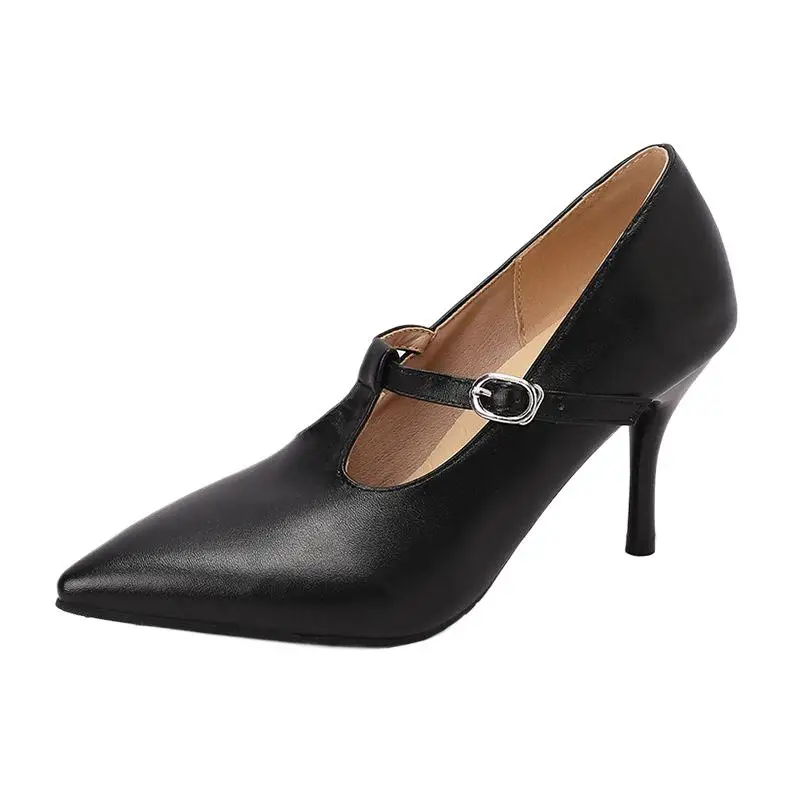 ASILETO 2025 New Design Female Pumps Pointed Toe Thin High Heels 8.5cm Buckle Strap Sexy Dating Shoes Large Size 45 46 47 48
ASILETO 2025 New Design Female Pumps Pointed Toe Thin High Heels 8.5cm Buckle Strap Sexy Dating Shoes Large Size 45 46 47 48