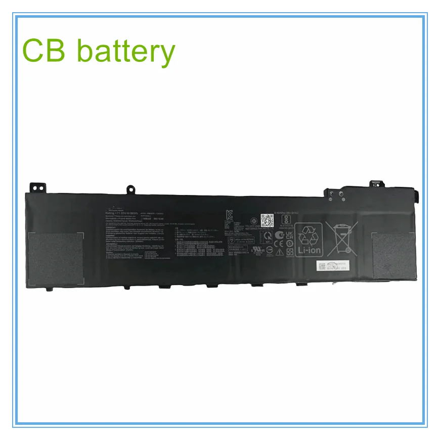 Laptop Battery C32N2022 0B200-04040000 For 15 OLED UM535QE 16 16X M7600RE M7600QE N7600PC 11.55V/96Wh
Laptop Battery C32N2022 0B200-04040000 For 15 OLED UM535QE 16 16X M7600RE M7600QE N7600PC 11.55V/96Wh