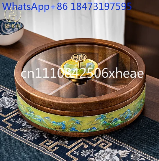 New Chinese Wooden Dried Fruit Box - Mid-Autumn Festival Home Living Room Light Luxury Snack Candy Plate
New Chinese Wooden Dried Fruit Box - Mid-Autumn Festival Home Living Room Light Luxury Snack Candy Plate