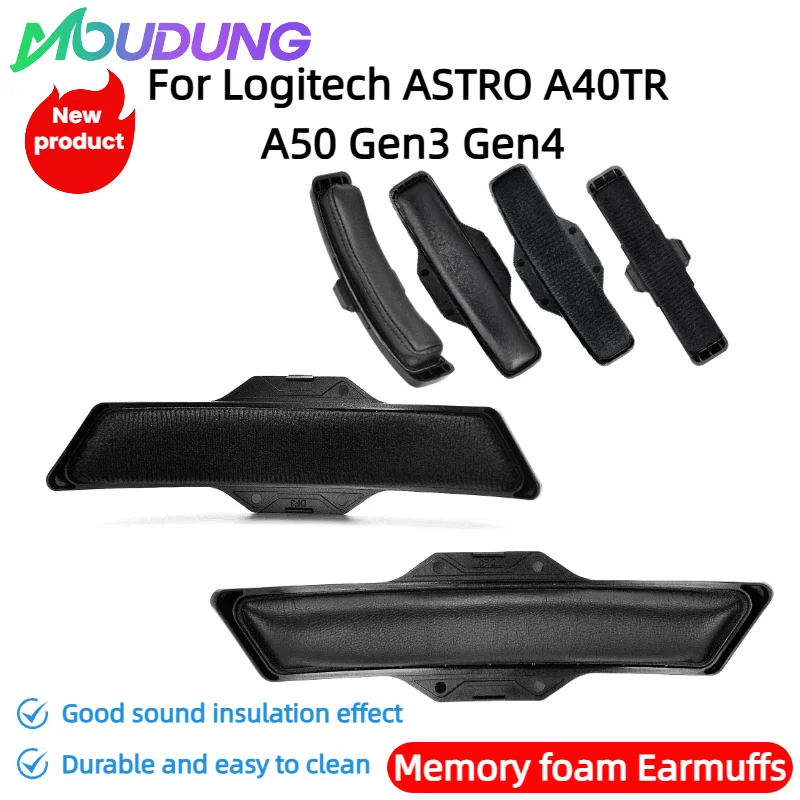 MOUDUNG Replacement Headphone Head Beam For Logitech ASTRO A40TR A50 Gen3 Gen4 Earphone Cushion Cover Earmuff Headband
MOUDUNG Replacement Headphone Head Beam For Logitech ASTRO A40TR A50 Gen3 Gen4 Earphone Cushion Cover Earmuff Headband