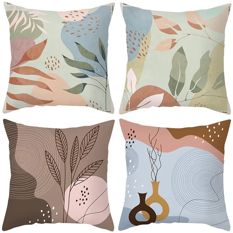 Illustration Style Simple Floral Geometric Print Cover Car Sofa Cushion Cover Luxury Home Decoration Cushion Cover
Illustration Style Simple Floral Geometric Print Cover Car Sofa Cushion Cover Luxury Home Decoration Cushion Cover