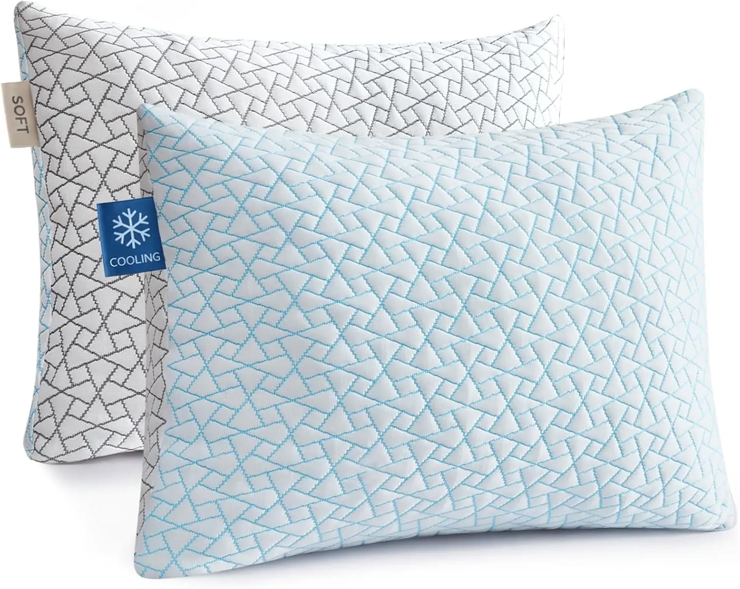 Cooling Pillow for Sleeping, Adjustable Shredded Memory Foam Pillow King Size 2 Pack with Ice Cover
Cooling Pillow for Sleeping, Adjustable Shredded Memory Foam Pillow King Size 2 Pack with Ice Cover