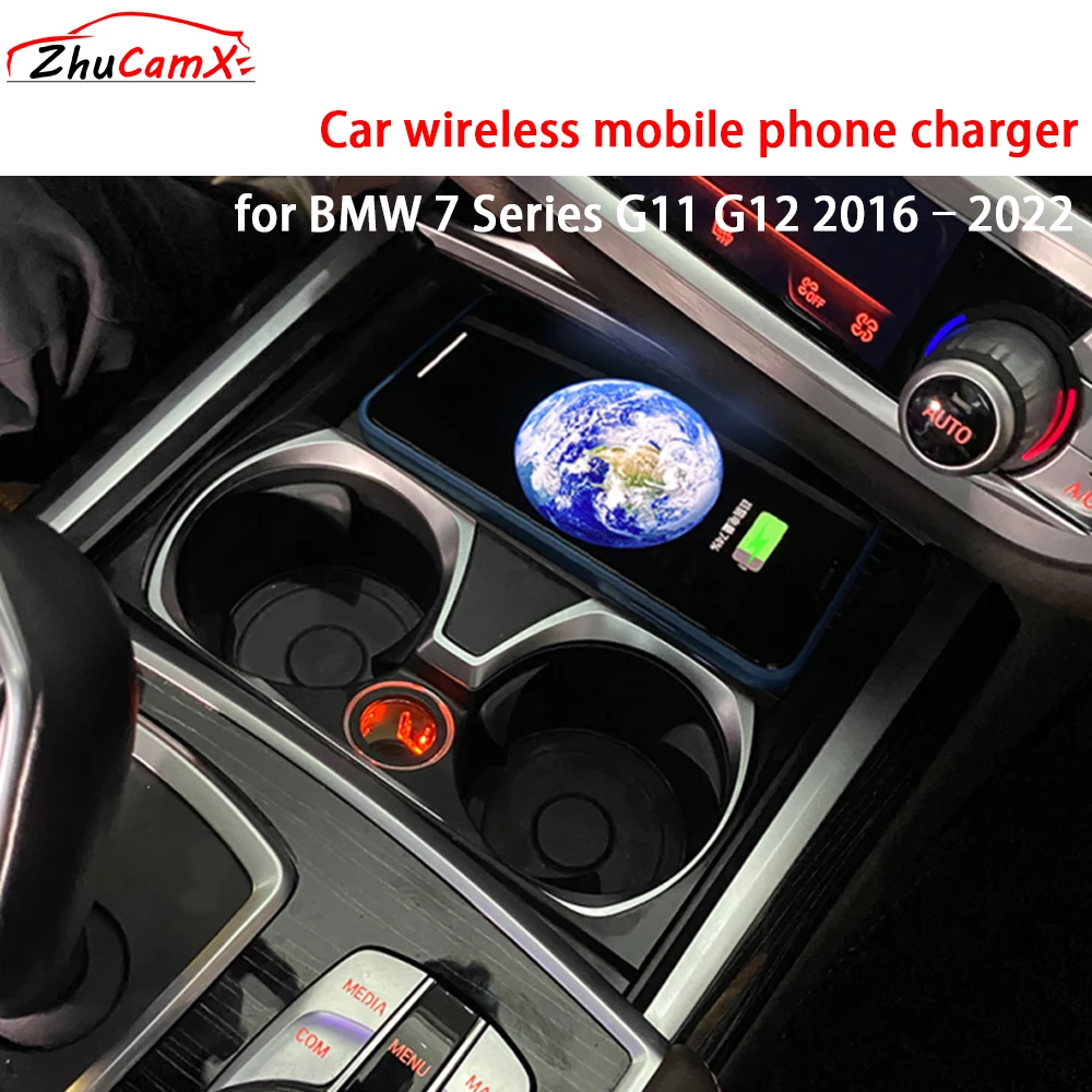 for BMW 7 Series G11 G12 2016–2022 Center Console Storage Wireless Mobile Phone Charger 18W iPhone Magsafe Fast Charging Panel
for BMW 7 Series G11 G12 2016–2022 Center Console Storage Wireless Mobile Phone Charger 18W iPhone Magsafe Fast Charging Panel